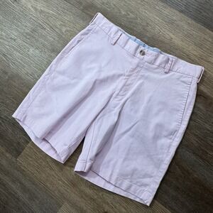 Peter Millar Light Pink Men's Chino Shorts Sz 32 Preppy Casual Easter Prepster